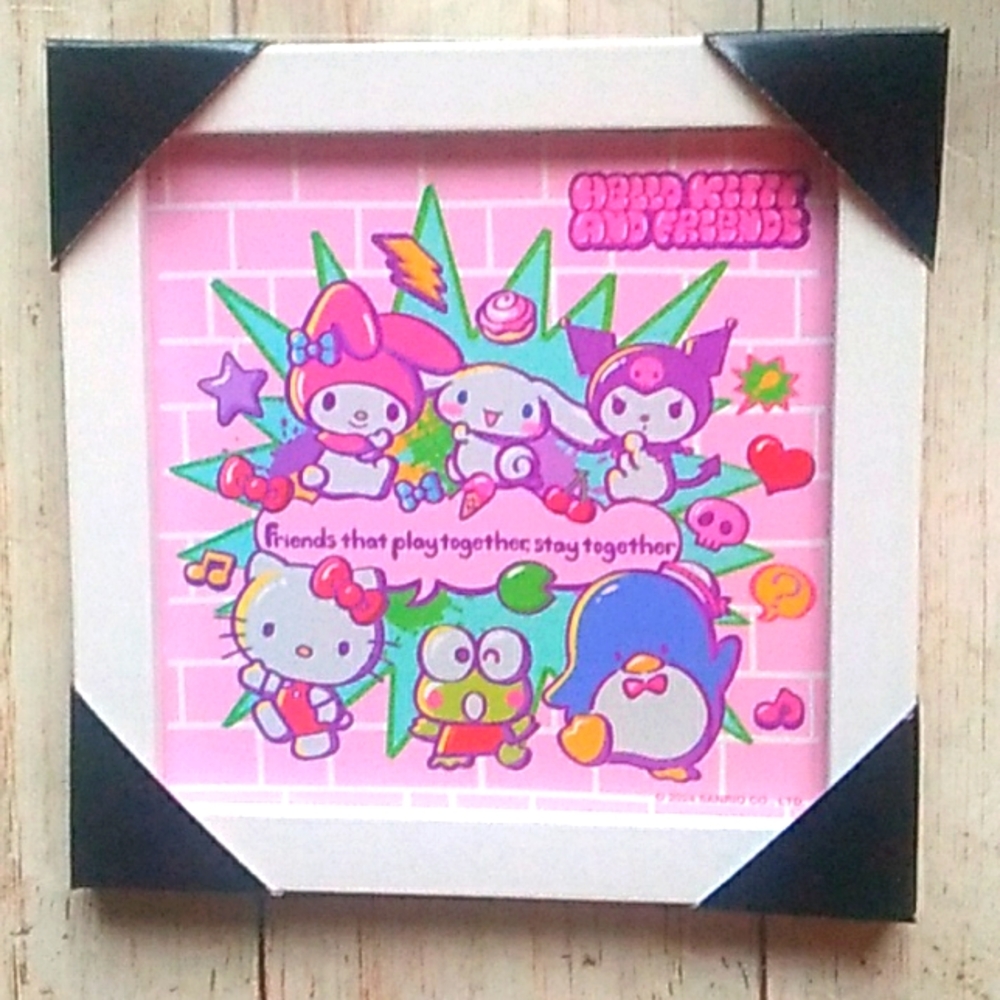 Hello Kitty And Friends Framed Picture